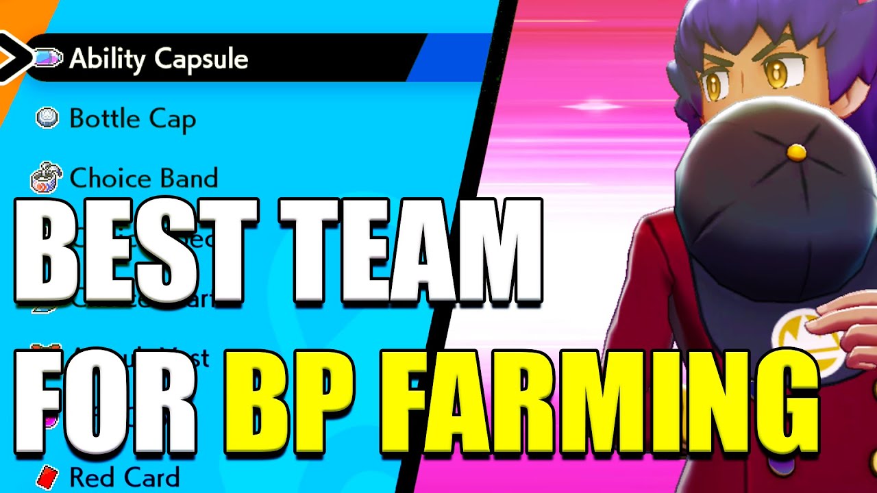 ЛЕГКИЙ ФАРМИНГ БП! (РУКОВОДСТВО) — Лучшая команда + стратегия для Боевой башни — Pokemon Sword an...