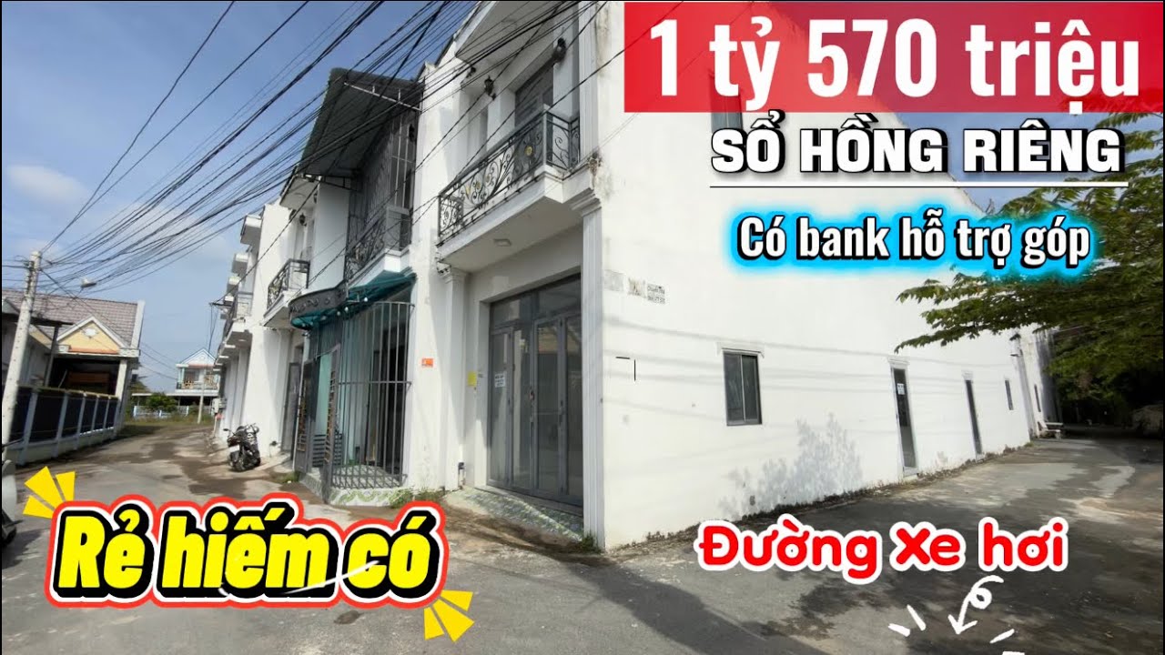 💥SỰ THẬT sổ riêng ĐÚNG 1tỷ 570tr ko phát sinh, đường xe hơi tới nhà cách đường TL835 chỉ 300m 