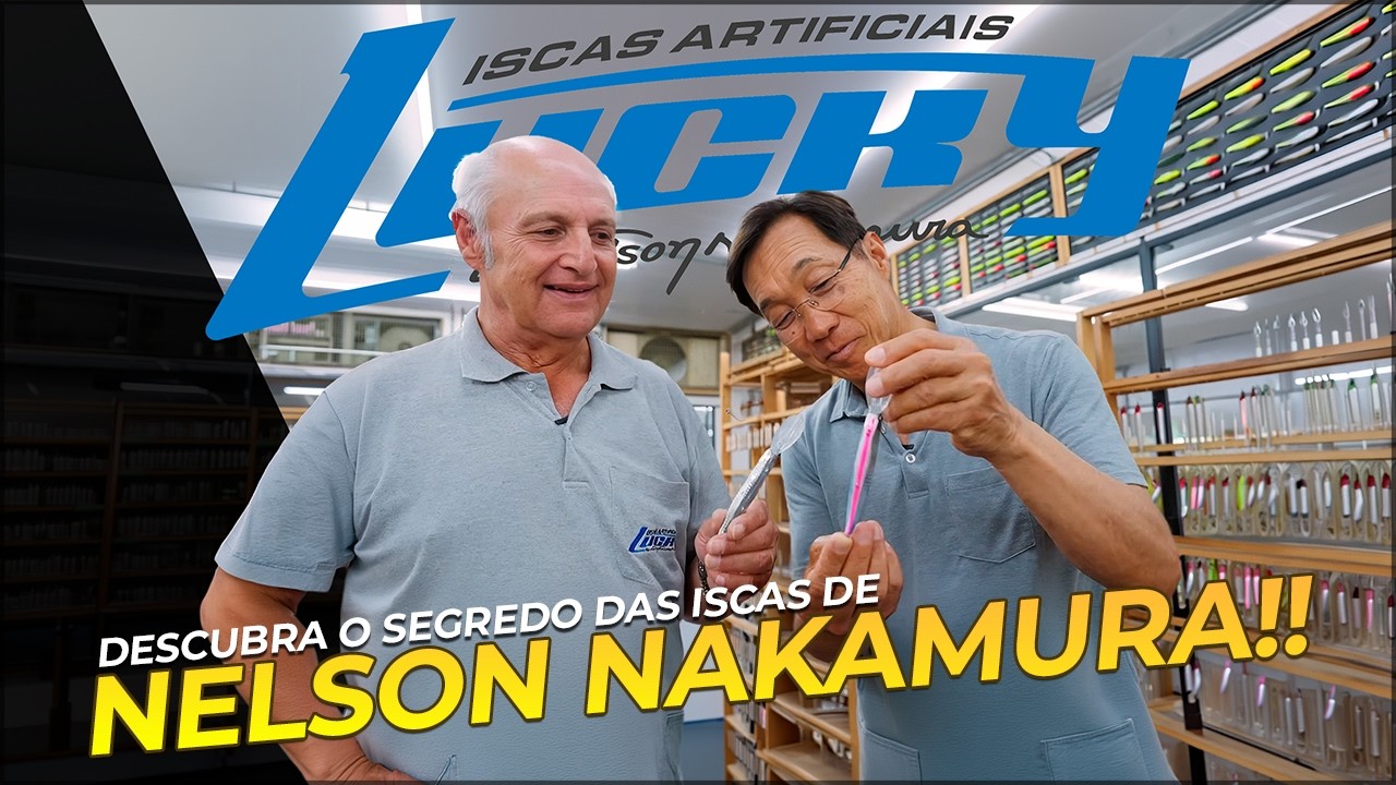 A HISTÓRIA E OS SEGREDOS DAS ISCAS ARTIFICIAIS!! 20 ANOS DE LUCKY BY NELSON NAKAMURA!!