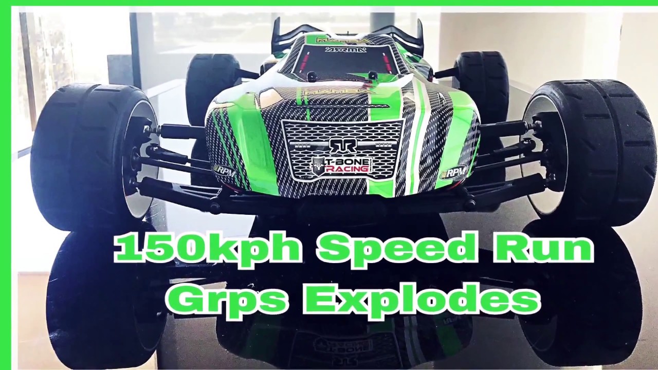 Arrma Kraton 150kph Speed Run & Grp Explosive Crash Ep17