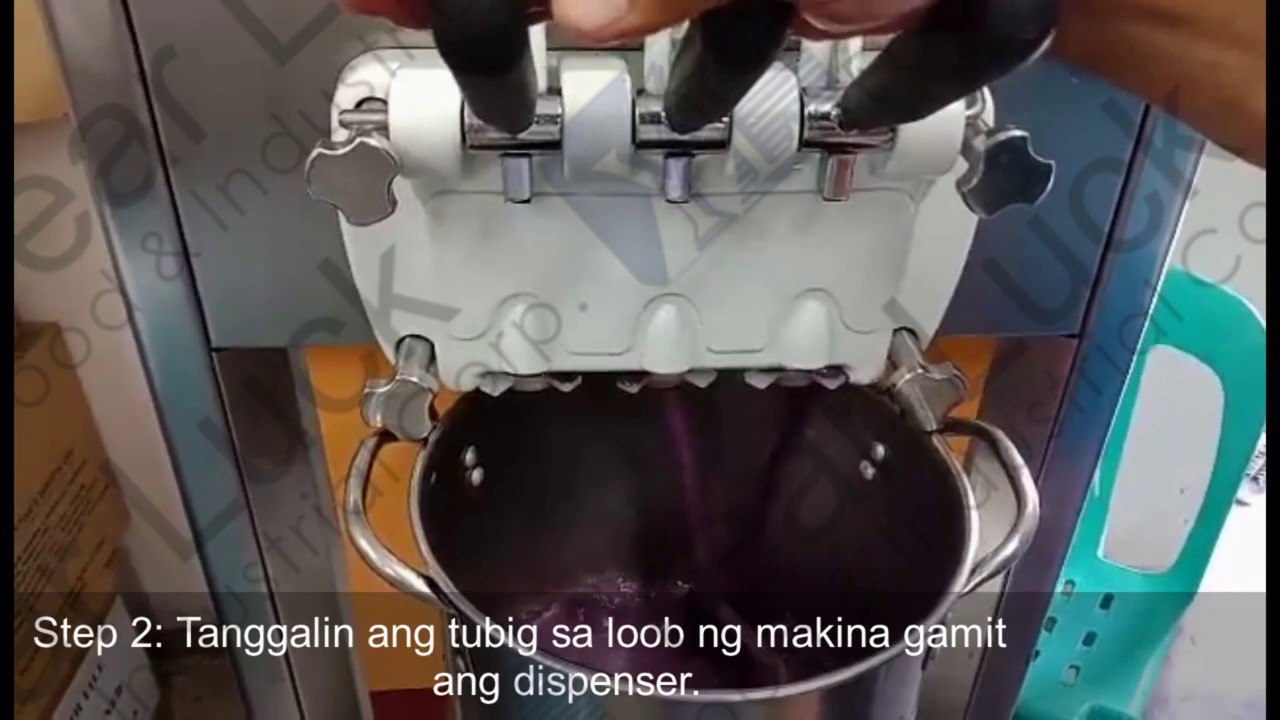 How to clean ice cream machine