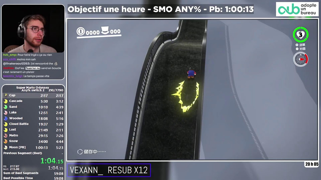 🔴Speedrun Mario Odyssey en moins d'une heure🔴PLUS QUE 13 SECONDES