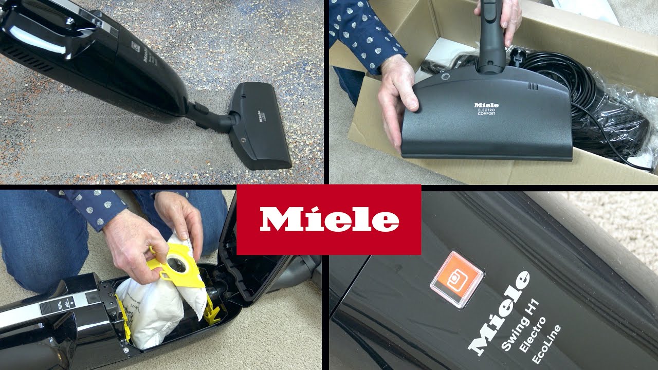 Miele Swing H1 Electro Ecoline Lightweight Vacuum Cleaner Review & Demonstration