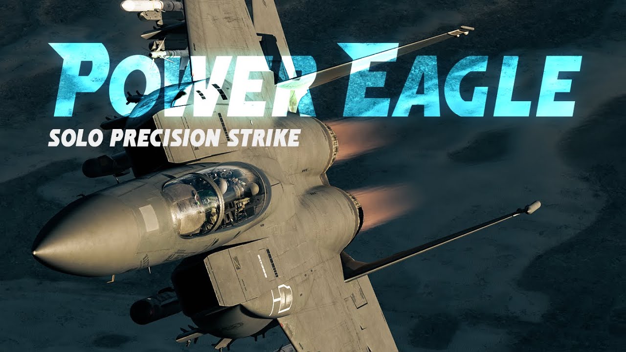 Power Eagle - Solo Precision Strike (long) DCS 2.9.17 [ft. Briefing Room]