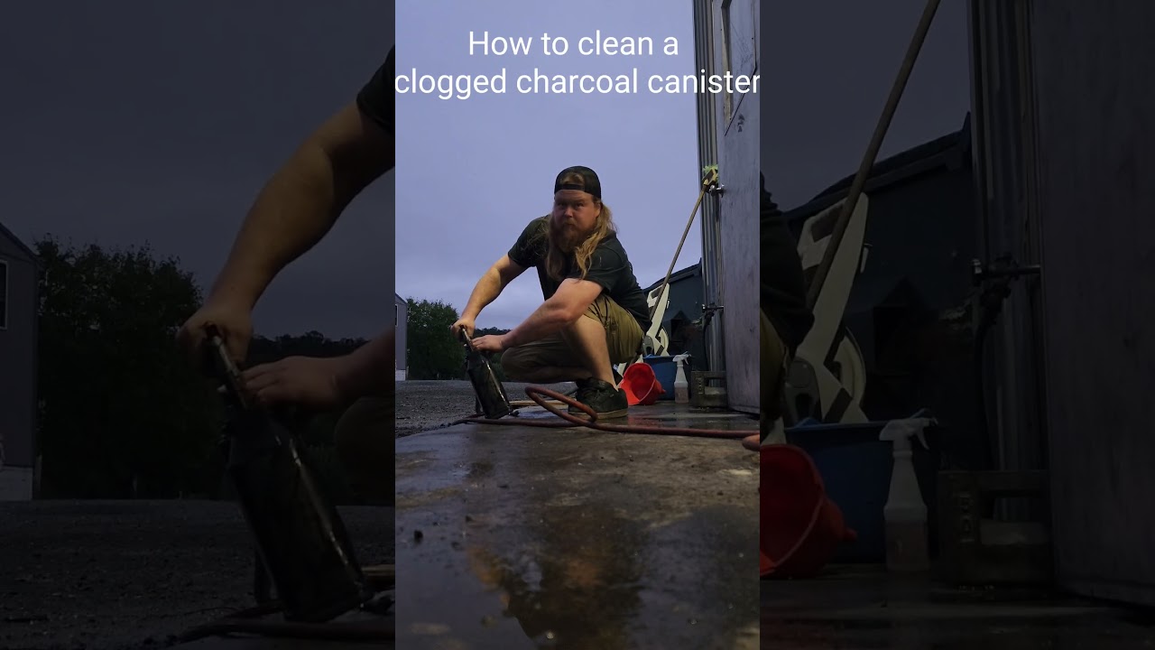 How NOT to clean a clogged charcoal canister? Maybe?