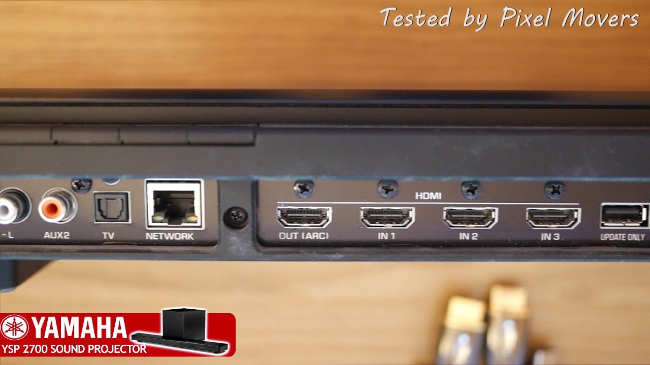 Yamaha YSP 2700 Sound Projector SoundBar review