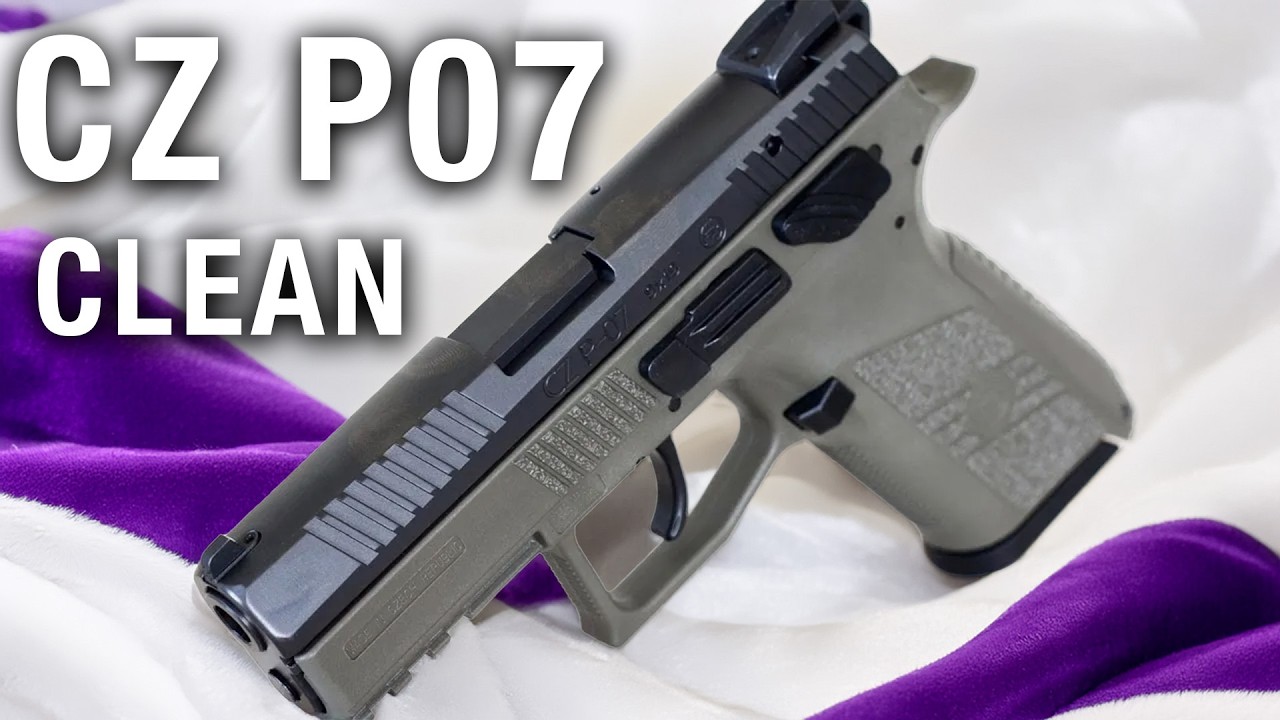 Как чистить CZ P07 | Руководство по чистке оружия