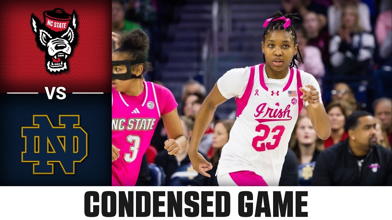 NC State vs. Notre Dame Condensed Game | 2025-26 ACC Women's Basketball