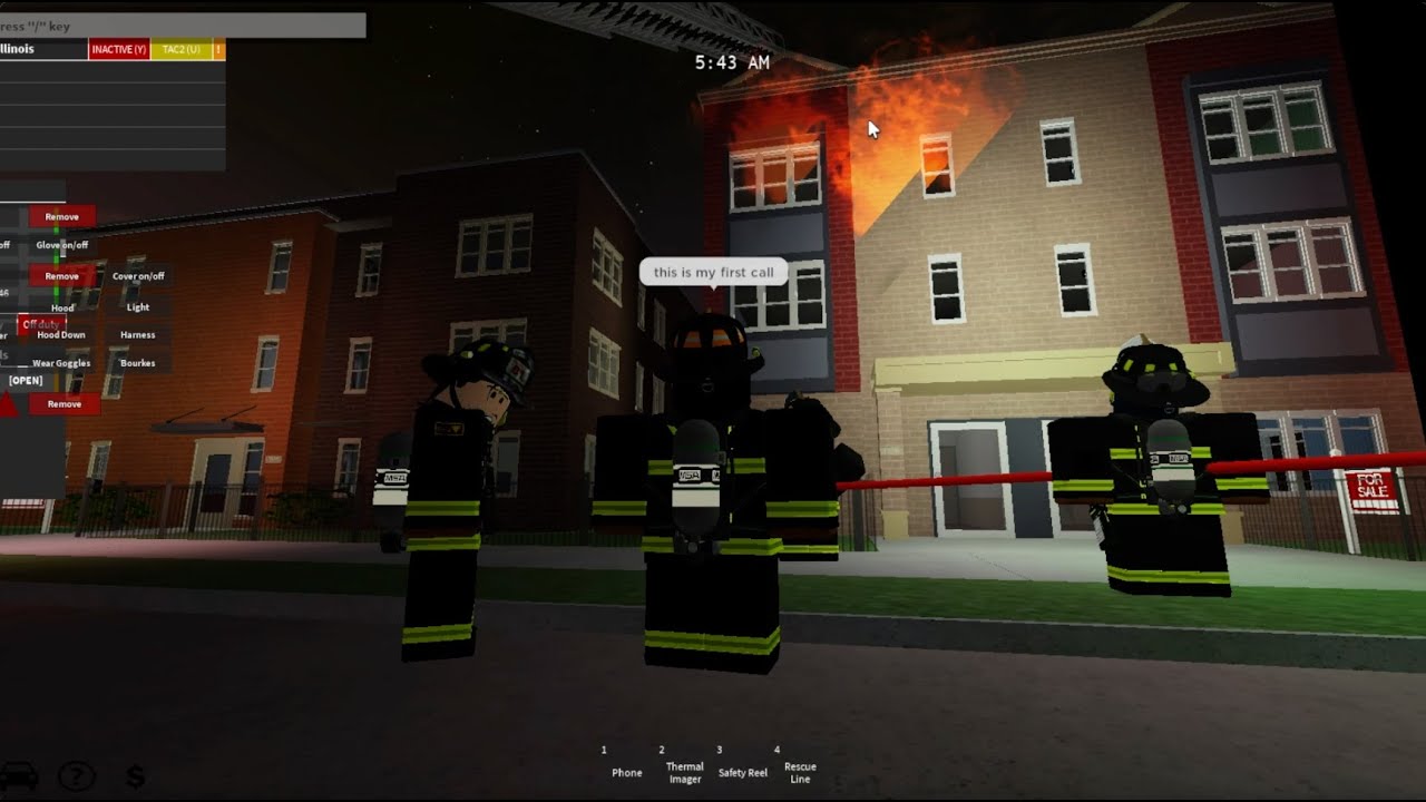 Roblox Chicago Fire Department shift Part 1