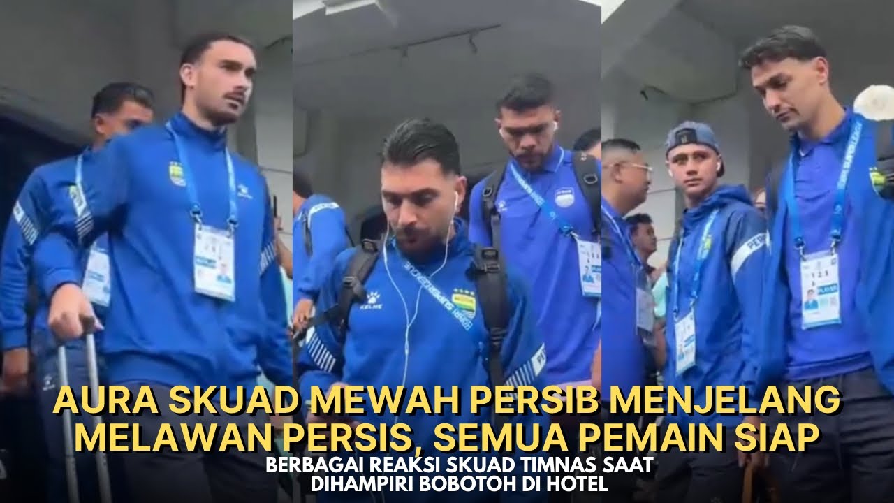 KEBERANGKATAN PEMAIN PERSIB KE MANAHAN, DIANTARKAN BOBOTOH LANGSUNV
