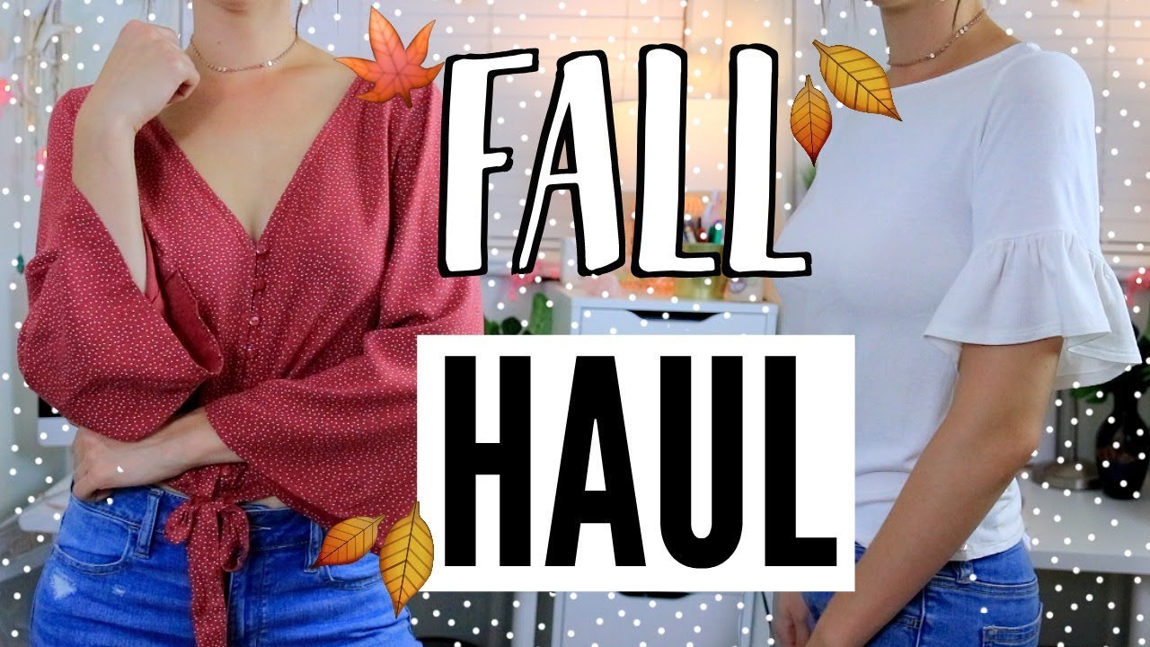 Everyday Fall Clothing TRY ON Haul! + Home Things!