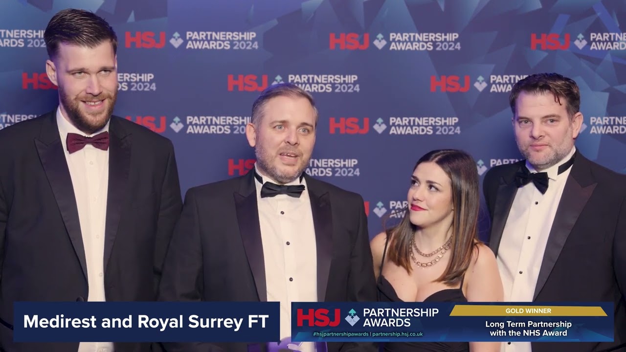 HSJ Partnership Awards 2024 - Long Term Partnership with the NHS Award