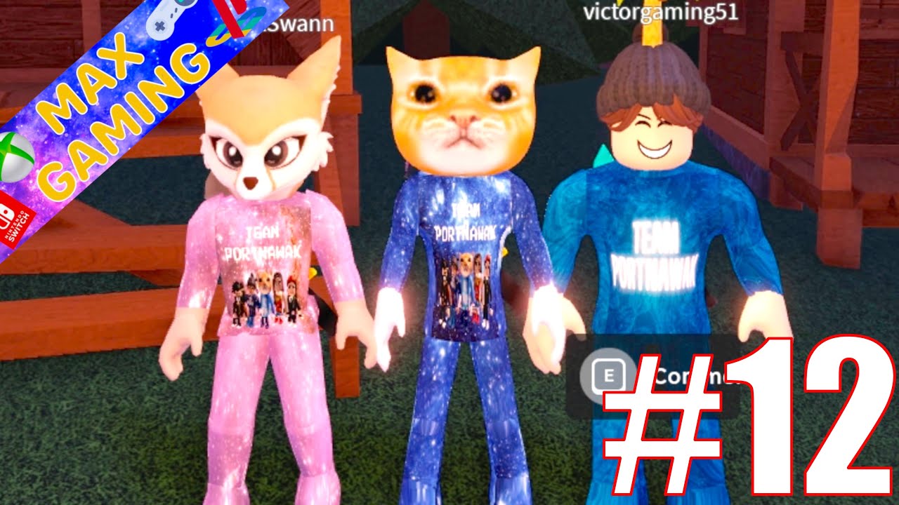 ÉNORME BUG ET GROS FOUS RIRE DE PEUR DE PSYCHOPATHE ! Roblox Fuis le Tueur Gameplay #12 - Max Gaming