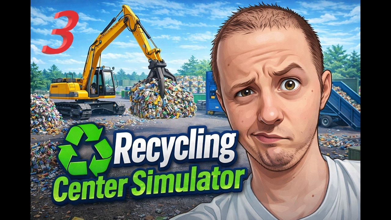 Recycling Center Simulator #3. Rész Totál Káosz az Újrahasznosító Telepen!♻️