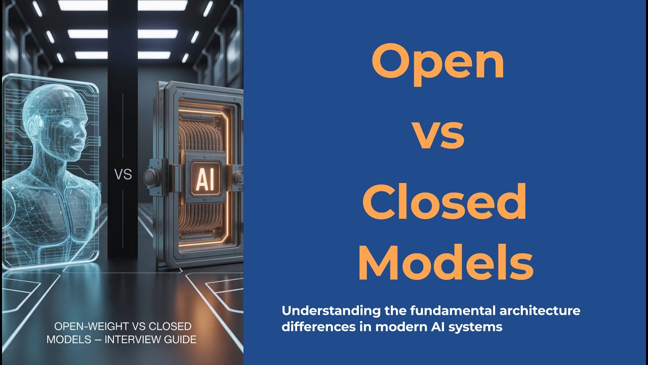 Open-Weight vs Closed AI Models &mdash; The BEST Explanation for 2026