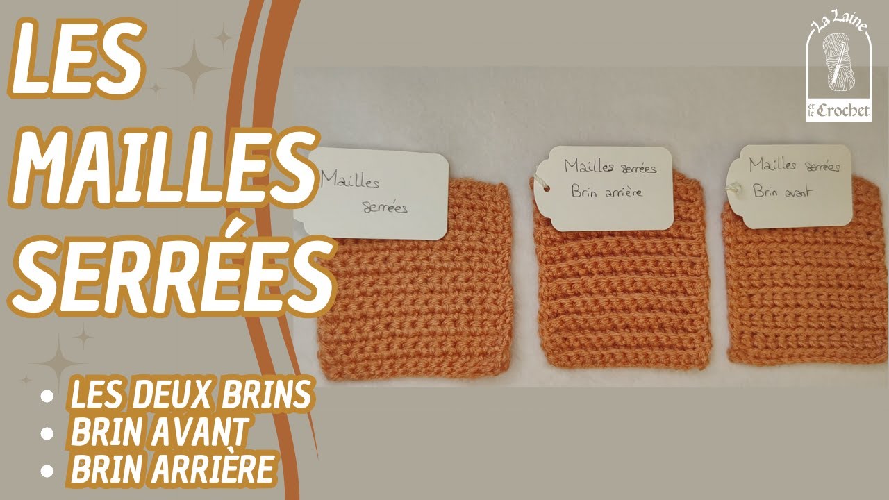 Le guide COMPLET des MAILLES SERREES = Un pas à pas FACILE et DETAILLE