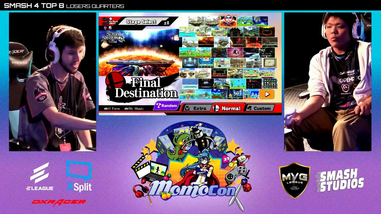 Momocon 2017: YP | Fatality (Falcon) vs DNG | Kameme (Sheik/Megaman) - Losers Quarters
