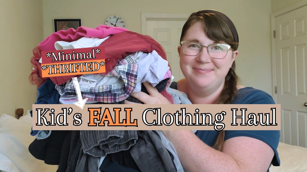*THRIFTED* Fall Kid's Clothing Haul | How I plan and prepare for Fall