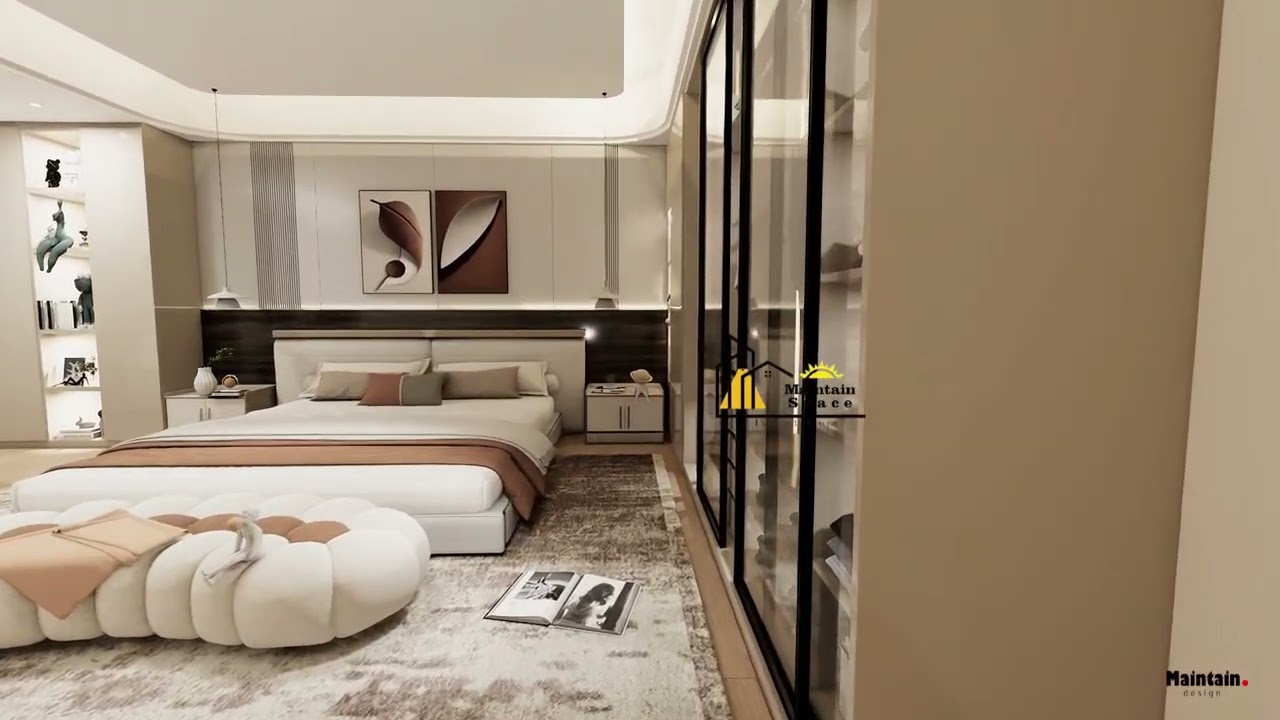 Modern Luxury Bedroom Design | High-End 3D Interior Visualization
