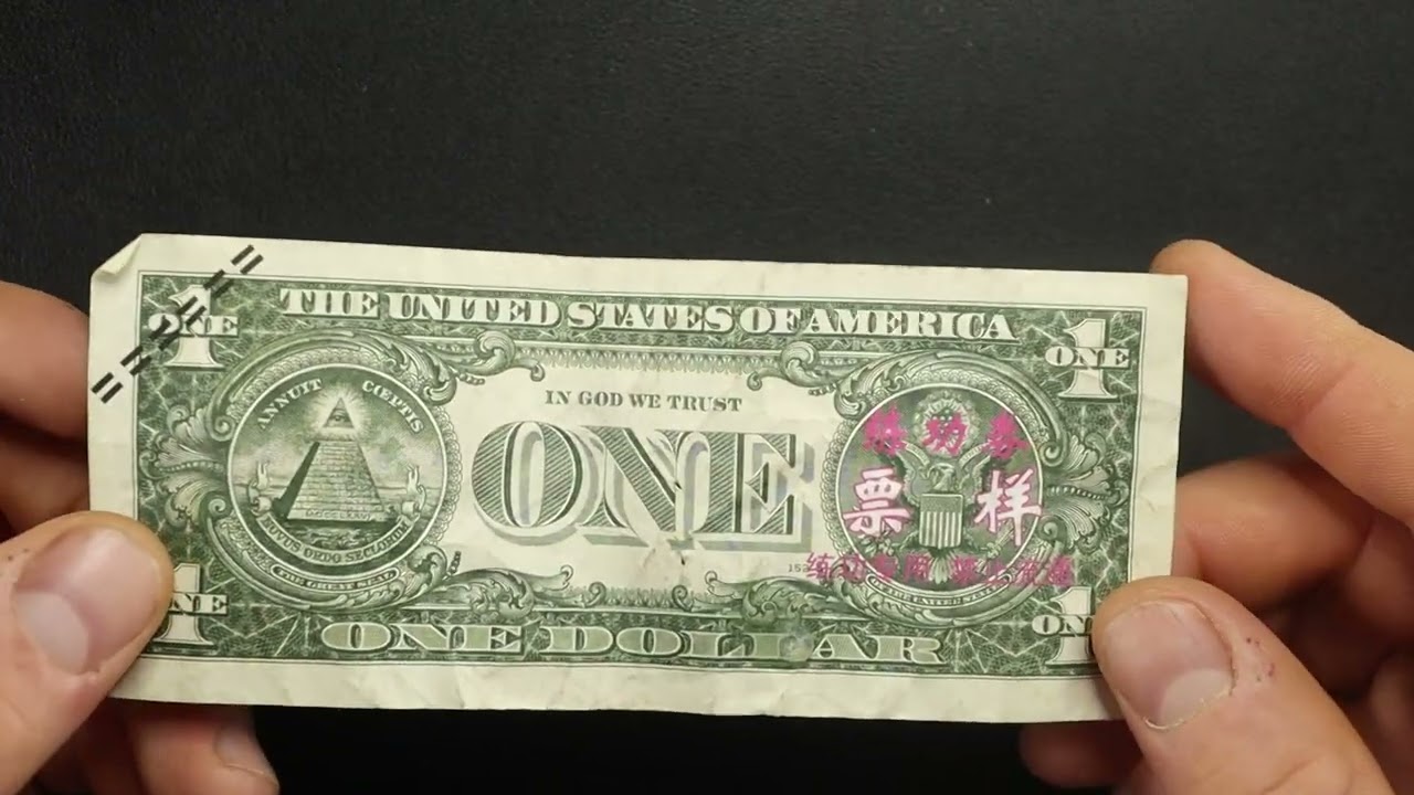 Having Fun Looking at Bank Notes, My 
