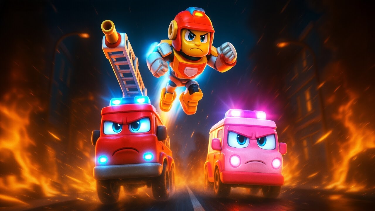 🔥 Quem Causou o Fogo? Policial e Detetives Robôs 🚒| Robofuse
