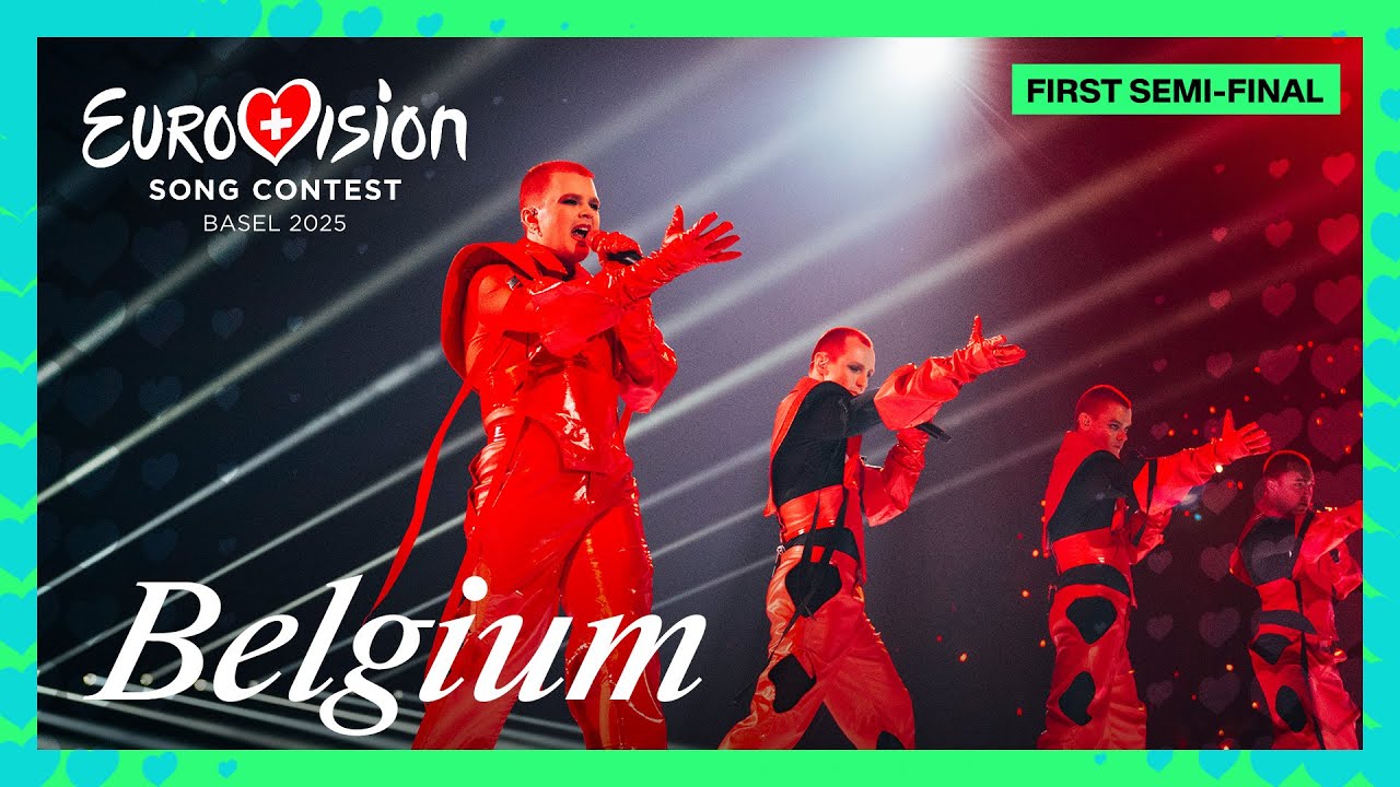 Red Sebastian - Strobe Lights (LIVE) | Belgium 🇧🇪 | First Semi-Final | Eurovision 2025