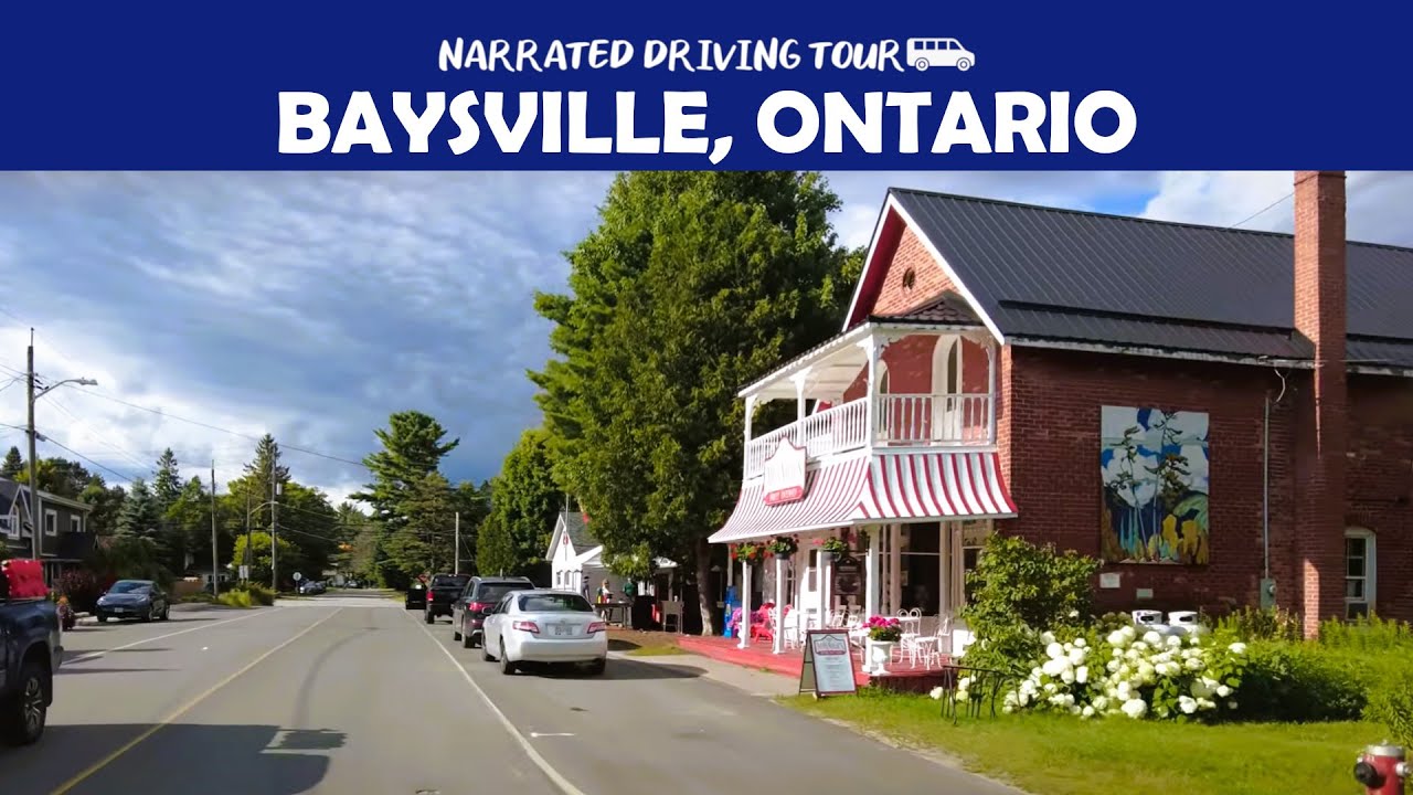 🌲 Scenic Drive Through Baysville, Ontario | 4K Driving Tour 🚗🍁