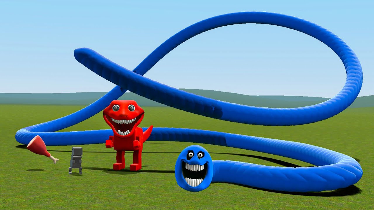 I DISCOVERED THE BIGGEST SECRET OF ROBLOX HUNGRY SNAKE WORM IN GARRY’S MOD… IT’S INSANE!