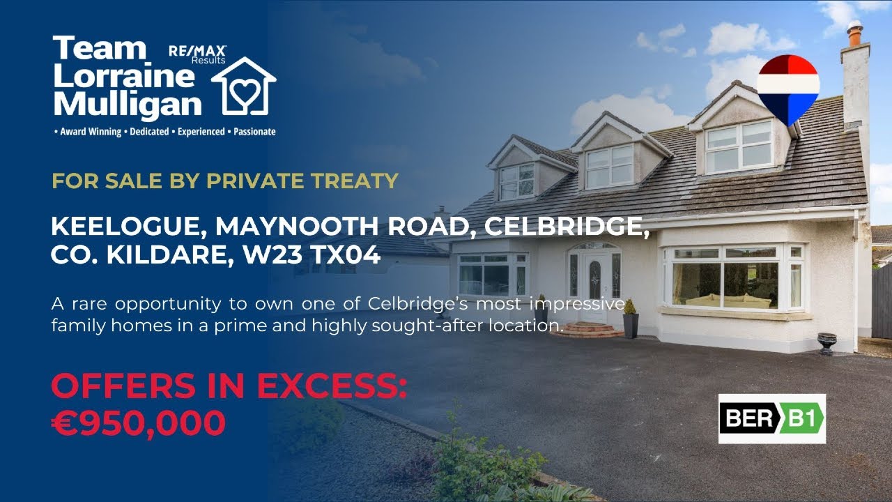 A rare opportunity to own one of Celbridge&rsquo;s most impressive family homes in a prime location