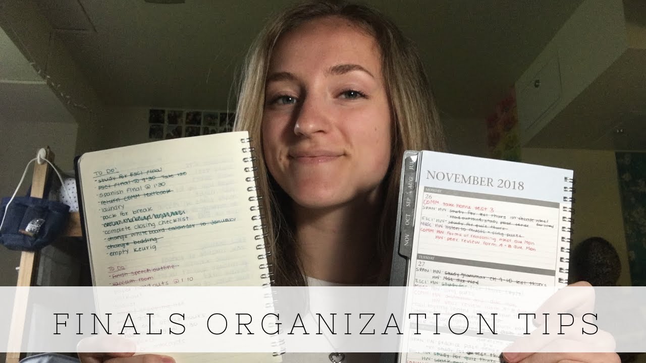 Organization Tips for College | Finals Organization