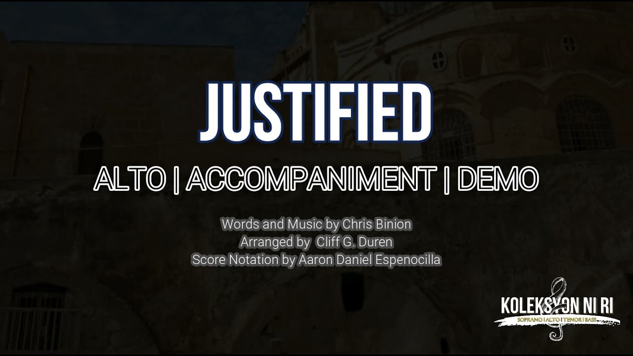 Justified | Alto | Piano