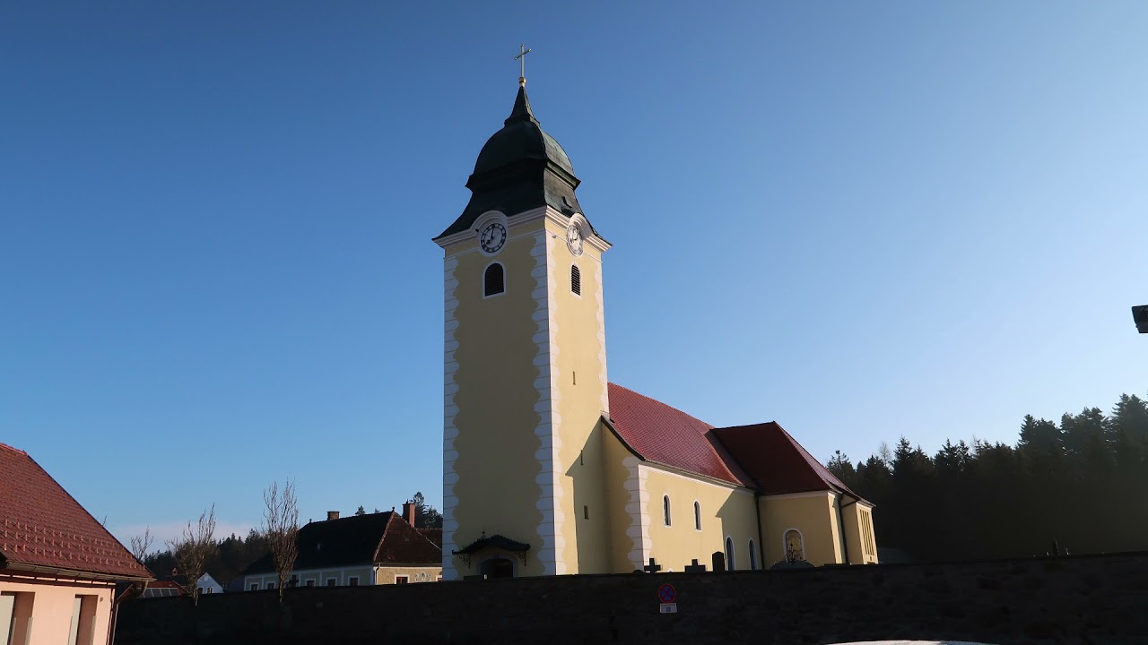 Waldenstein (A-N&Ouml;)  Pfarr und Wallfahrtskirche zum heiligen Michael Stundenschlag+Teilgel&auml;ute