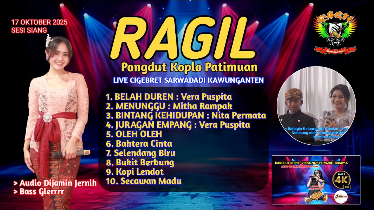 BELAH DUREN - MENUNGGU - LIVE CIGEBRET KAWUNGANTEN - RAGIL PONGDUT