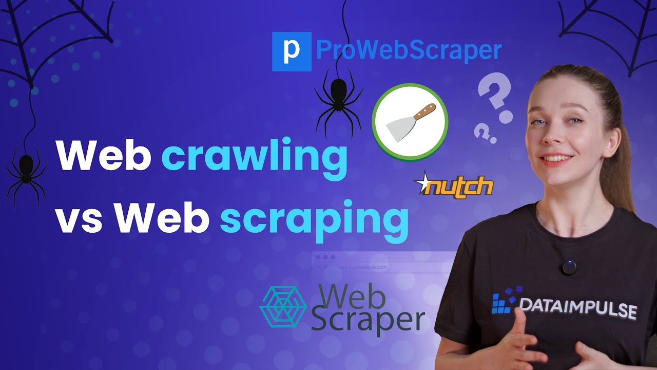 Web crawling vs Web scraping