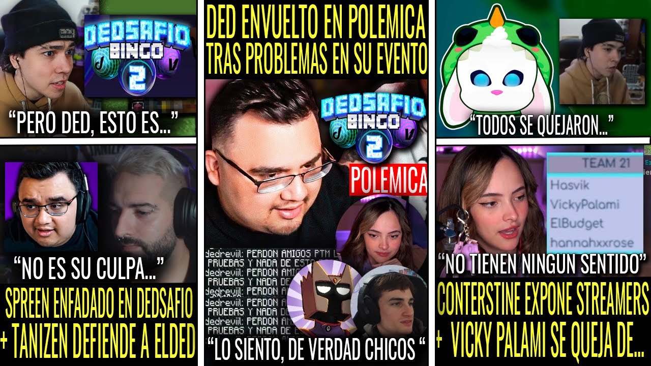 DED y Su EVENTO DEDSAFIO BINGO 2 ENVUELTOS En POLÉMICA | SPREEN AL LIMITE | TANIZEN DEFIENDE a DED