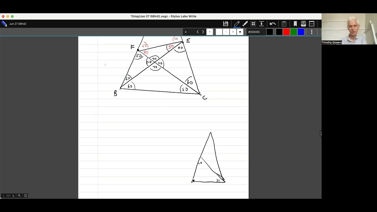 A hard problem in elementary geometry
