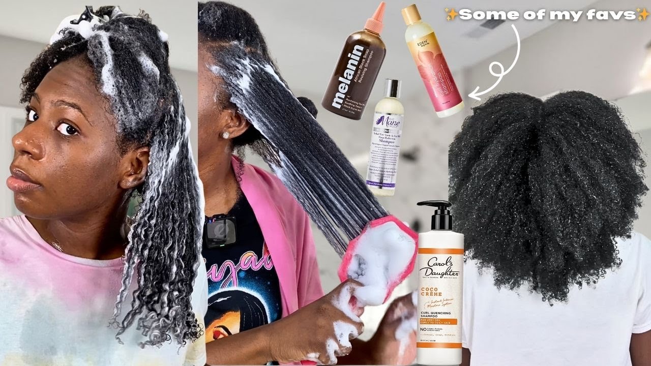 The BEST Moisturizing Shampoos for Natural Hair - no more DRYNESS!