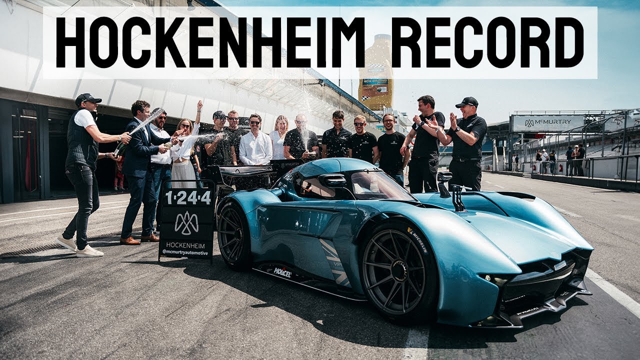 TRACK RECORD - Fastest EVER closed wheel lap at Hockenheim - McMurtry Spéirling PURE fan car