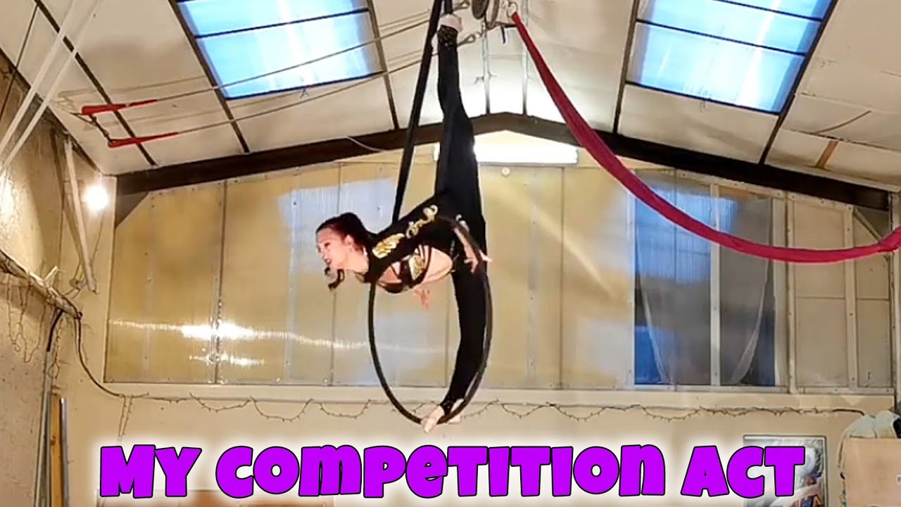 Cara Chapman James Bond Aerial Hoop act