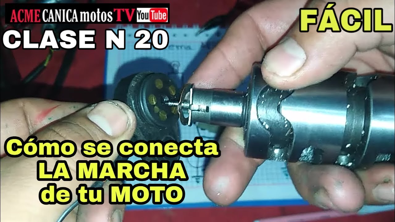 Class N20 Así se CONECTA la MARCHA de tu MOTOCICLETA , FÁCILMENTE