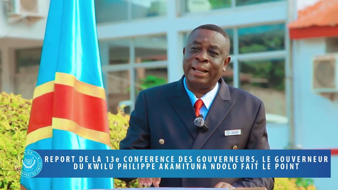 KWILU : LE GOUVERNEUR PHILIPPE AKAMITUNA FACE À LA PRESSE