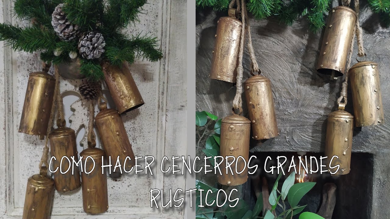 COMO HACER CENCERROS RUSTICOS GRANDES | La Casa de la Decoración