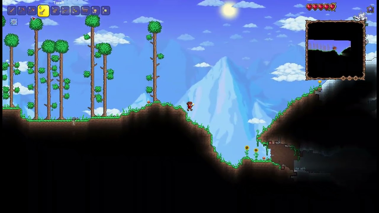 my first video beating terrarias eye of cthulhu