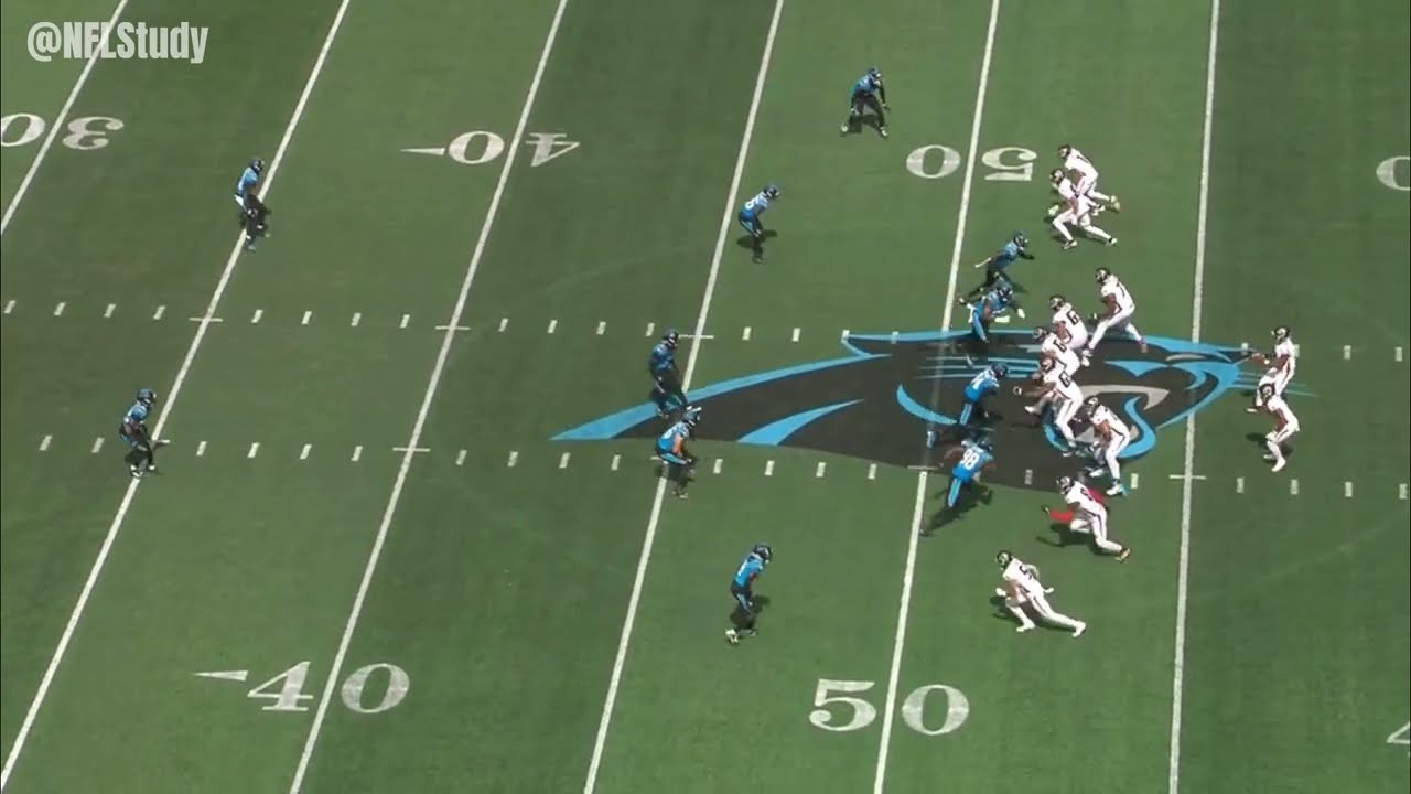 Michael Penix Jr Week 3 Every Drop-Back, Pass & Run All-22 Film Atlanta Falcons at Carolina NFL 2025