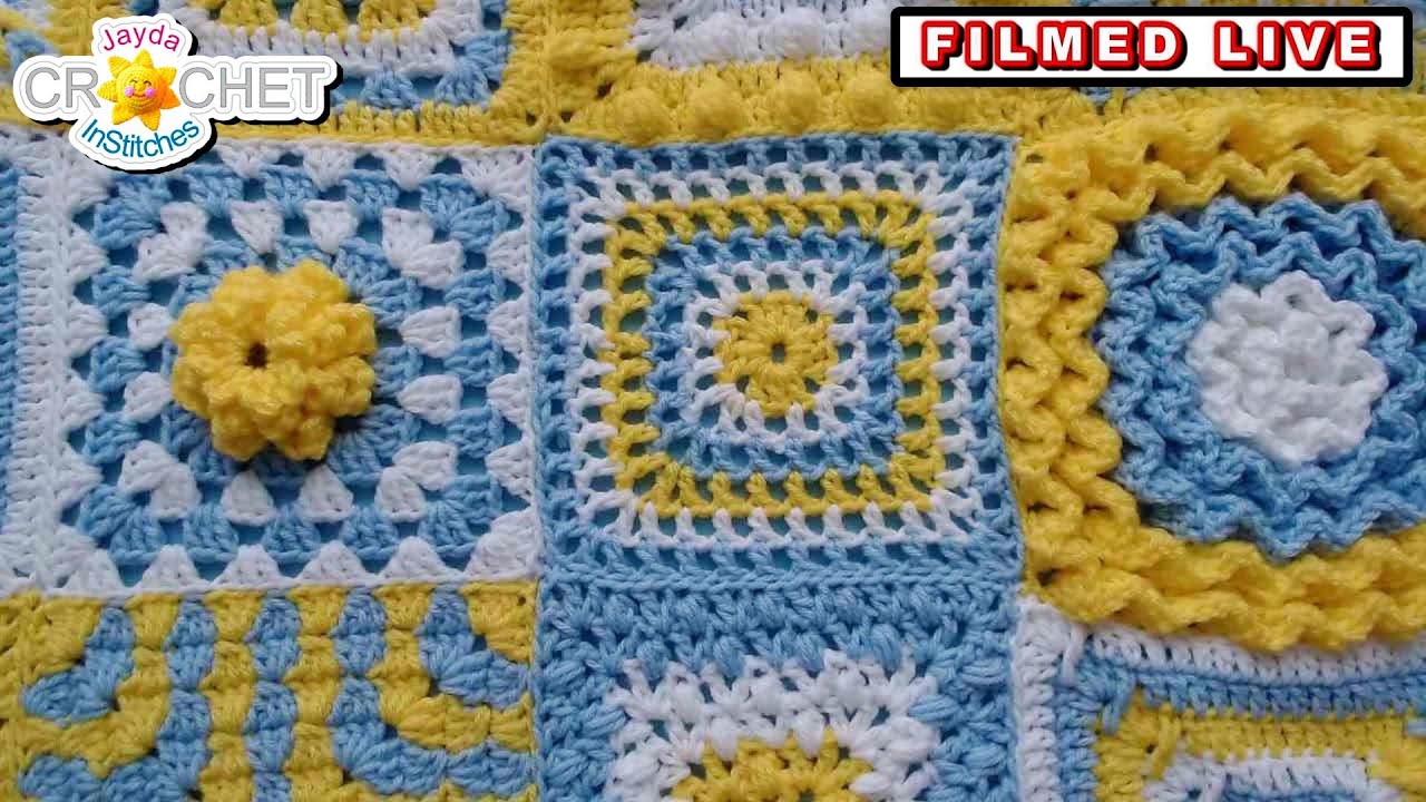 Joining The Last Few Squares LIVE - Granny's Magical Cupboard Calendar Blanket - December 8, 2024