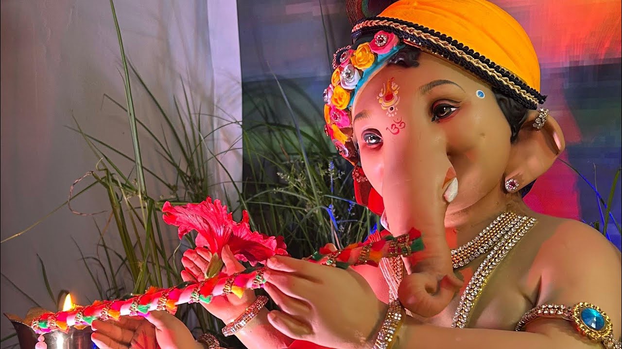 गणपती बाप्पा मोरया 🥰🙏 |@NitinDusane28 | song -घरात गणपती आले |
