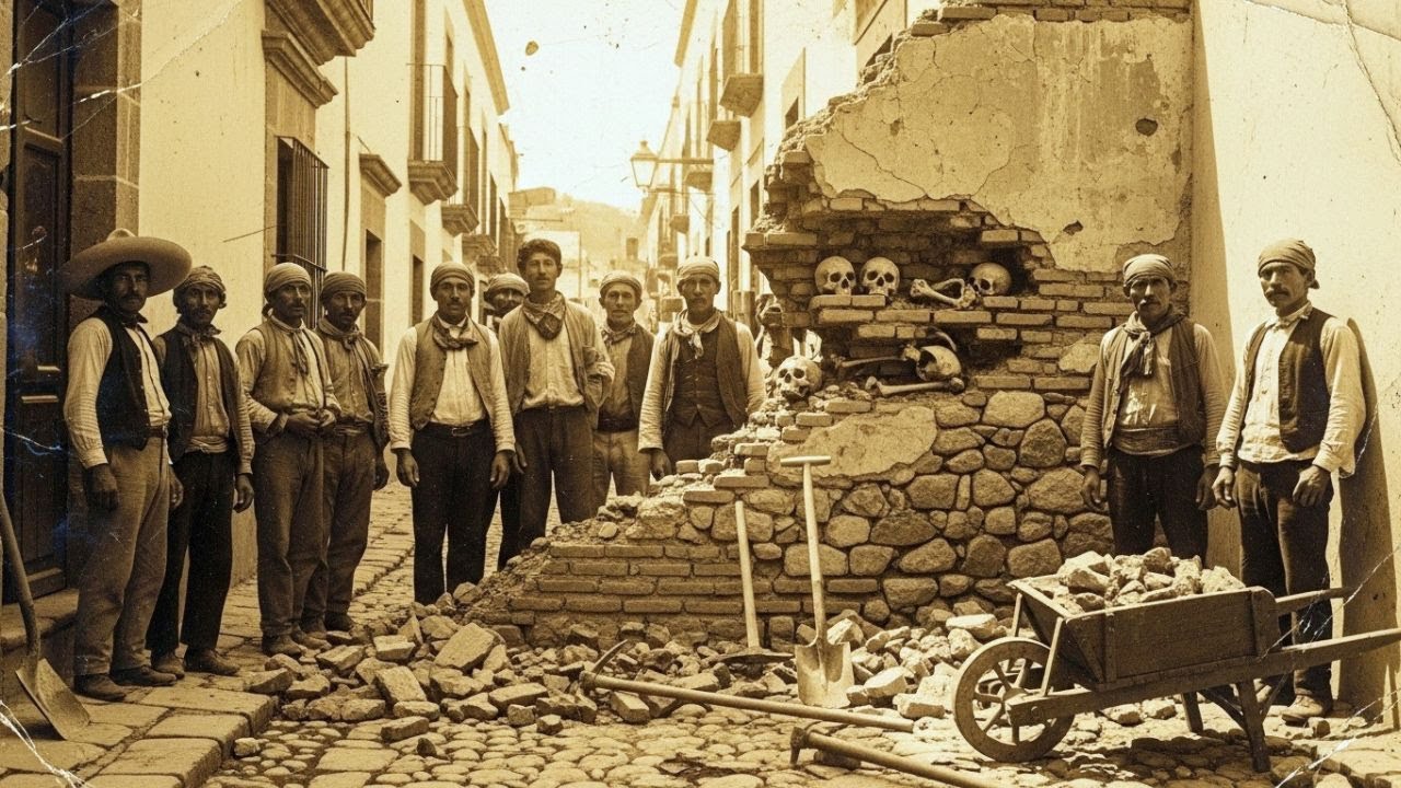 Cuando los albañiles tiraron la pared en Guanajuato, hallaron cuerpos empotrados en los ladrillos