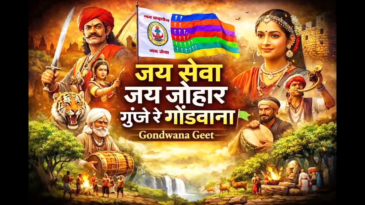 जय सेवा जय जोहार | गूंजे रे गोंडवाना | Gondwana Lokgeet | Adivasi Song 2025