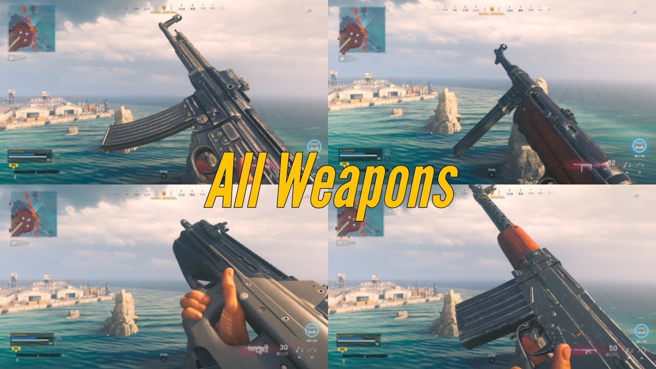 All Warzone Vanguard Weapons Showcase