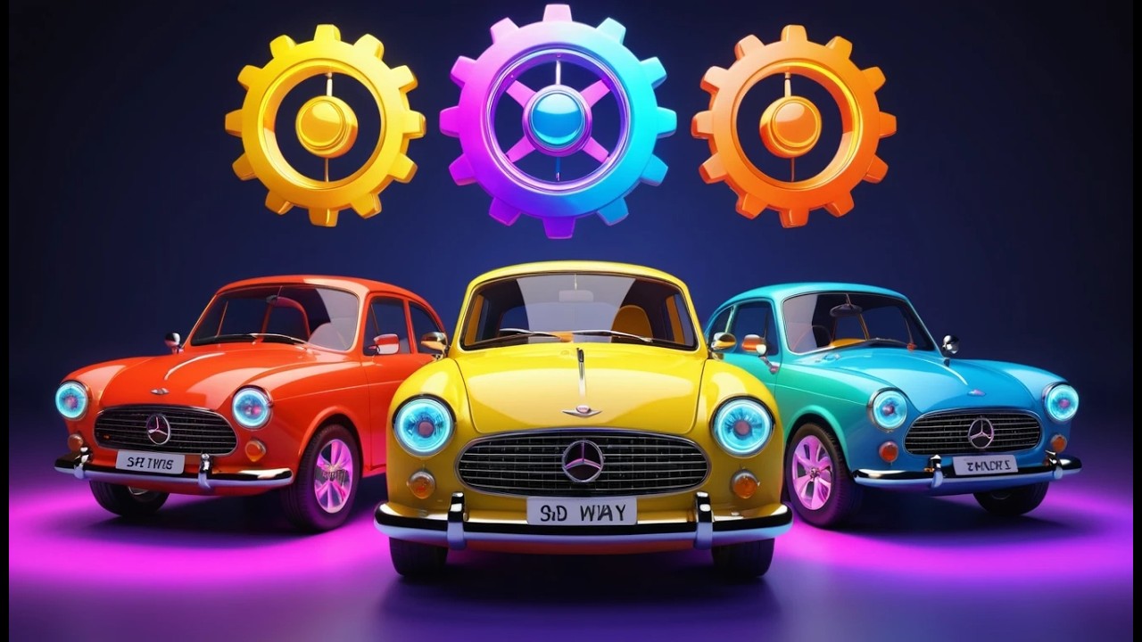Five Little Cars Racing Zoom Zoom | Fun Vehicle Song for Kids | Silly Racing Nursery Rhyme